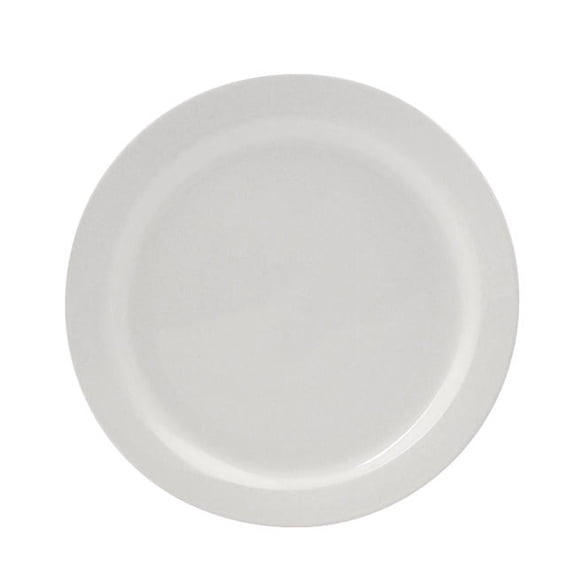 Porcelana Plate Bright White 7 1/4" cs 3 dz