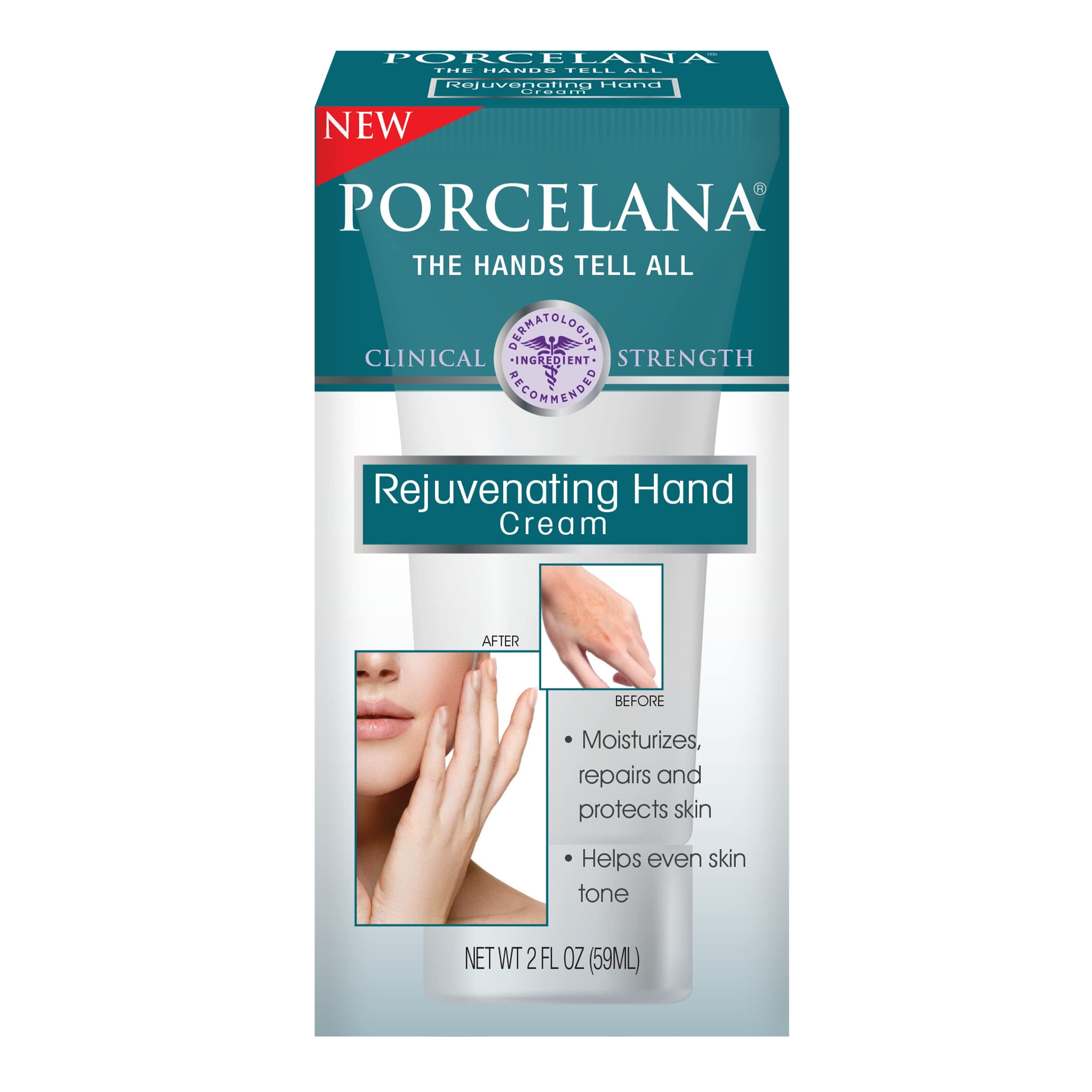 Porcelana Rejuvenating Hand Cream Moisturizing & Anti Aging Lotion
