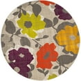 thumbnail image 1 of Porcello Grey/Yellow Large Rectangle Rug-Color:Grey/Yellow,Shape:Round,Size:6'-7" X 6'-7", 1 of 5