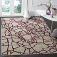 thumbnail image 1 of Porcello Light Grey/Green Medium Rectangle Rug-Color:Light Grey/Purple,Shape:Small Rectangle,Size:3' x 5', 1 of 8