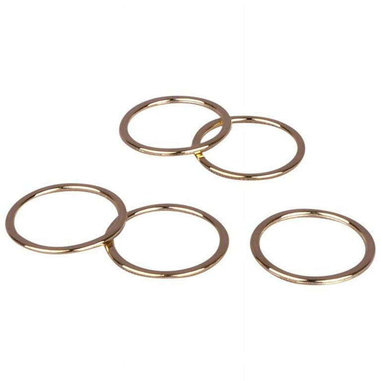 Porcelynne Gold Metal Alloy Replacement Bra Strap Ring - 5/8