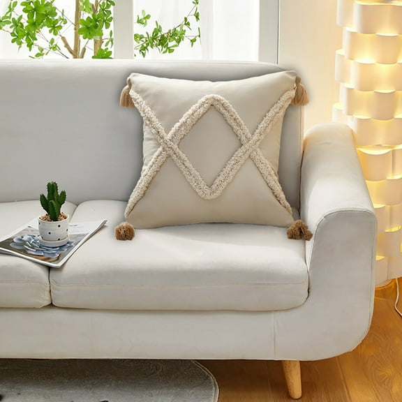 Porch Cushions Outdoor Set Clearance, Outdoor Seat Cushions, 18x18 in Work Chair Cushion Office Chair Pad, Seat Pads Dining Seat Cushions(Khaki)