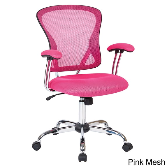 Porch & Den Danziger Mesh Task Chair Pink