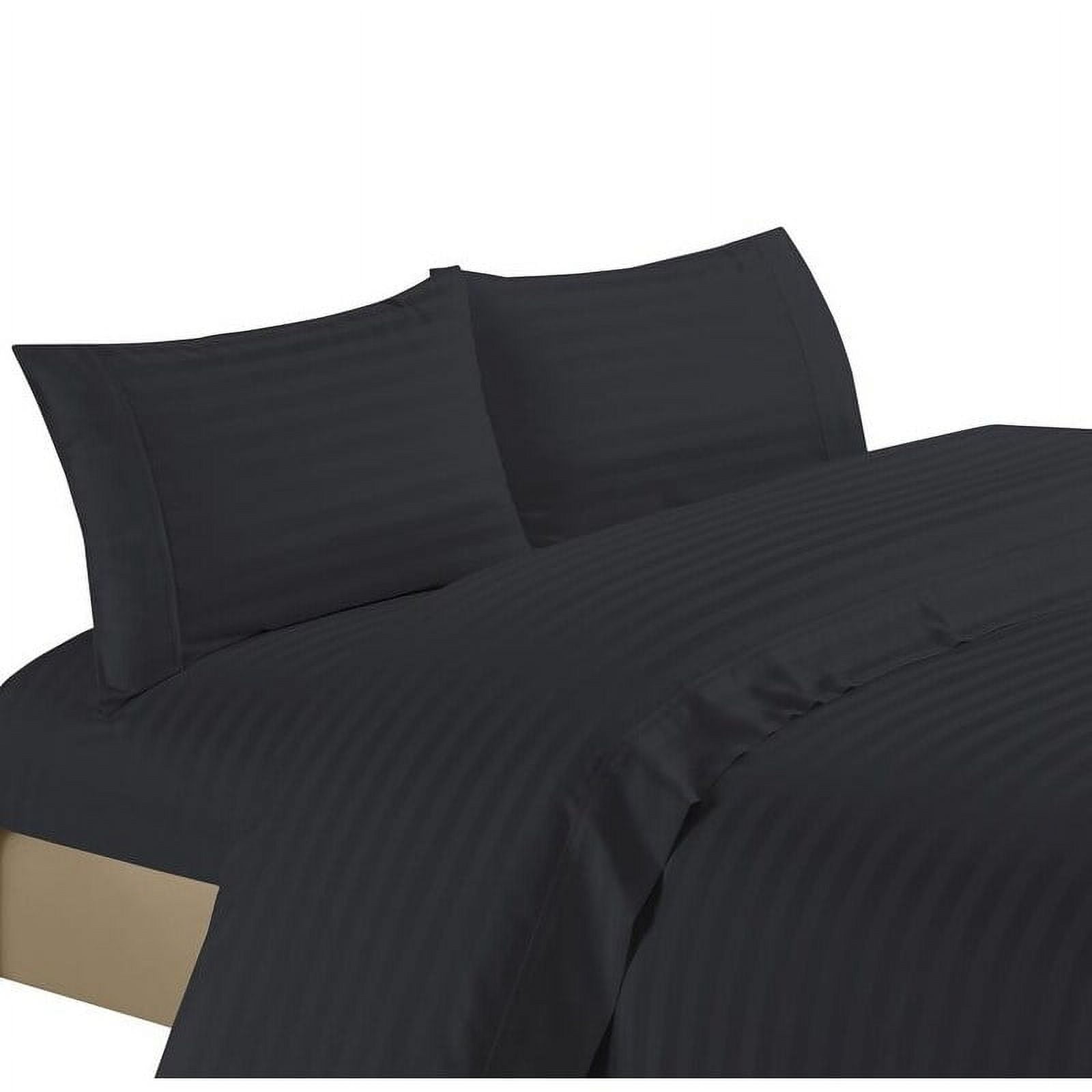 Porch & Den Grebe Striped 1200 TC Egyptain Cotton Deep Pocket Bed Sheet