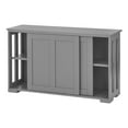 thumbnail image 1 of Porch & Den  Jefferson Sliding Door Stackable Buffet/Sideboard Charcoal Grey Grey Finish, 1 of 3