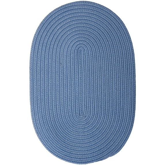 Porch & Den Oakland Reversible Indoor/ Outdoor Area Rug Blue Ice 8' x 10' Oval 8' x 10' Living Room,Kitchen,Patio N/A Oval Casual,Cabin & Lodge