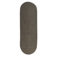 thumbnail image 1 of Porch & Den  Oakland Reversible Indoor/ Outdoor Area Rug Gray 2' x 6' Runner 2' x 6' Oval Living Room,Kitchen,Patio N/A Oval Casual,Cabin & Lodge, 1 of 5