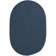 thumbnail image 1 of Porch & Den  Oakland Reversible Indoor/ Outdoor Area Rug Lake Blue 10' x 13' Oval 10' x 14' Living Room,Kitchen,Patio N/A Oval Casual,Cabin & Lodge, 1 of 5