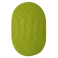 thumbnail image 1 of Porch & Den  Oakland Reversible Indoor/ Outdoor Area Rug Neon Green 2' x 3' Oval 2' x 3' Kitchen, Living Room, Patio N/A Oval Cabin & Lodge, Nautical, 1 of 5