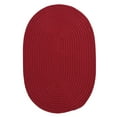 thumbnail image 1 of Porch & Den  Oakland Reversible Indoor/ Outdoor Area Rug Red Pepper 8' x 11' Oval 8' x 10' Kitchen,Living Room,Patio N/A Oval Casual,Farmhouse,Cabin &, 1 of 5