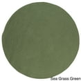 thumbnail image 1 of Porch & Den  Oakland Reversible Indoor/ Outdoor Area Rug Sea Grass Green 6' x 6' Round 6' Round Living Room,Kitchen,Patio N/A Round, 1 of 5