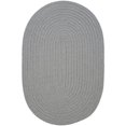 thumbnail image 1 of Porch & Den  Oakland Reversible Indoor/ Outdoor Area Rug Shadow 10' x 13' Oval 10' x 14' Kitchen,Living Room,Patio N/A Oval Casual,Cabin & Lodge, 1 of 5