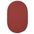 thumbnail image 1 of Porch & Den  Oakland Reversible Indoor/ Outdoor Area Rug Terracotta 12' x 15' Oval 12' x 15' Living Room,Kitchen,Patio N/A Round Casual,Classic,Cabin, 1 of 5