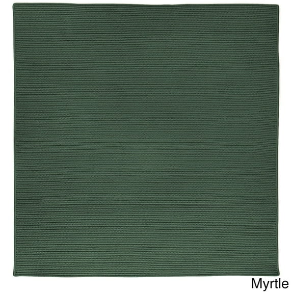 Porch & Den Oakland Square Reversible Area Rug Myrtle Green