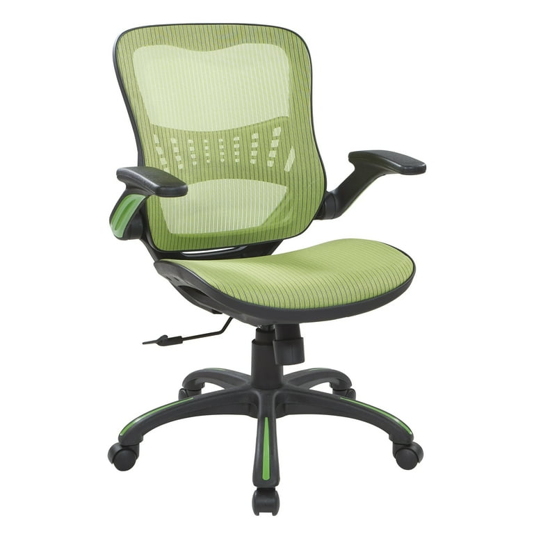 Porch Den Plumlee Mesh Seat and Back Office Chair Green