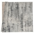 thumbnail image 1 of Porch & Den  Richard Hi-low Abstract Area Rug Grey 7'10" Round 8' Round Living Room,Bedroom,Dining Room Black Round, 1 of 5