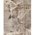 thumbnail image 1 of Porch & Den  Somes Abstract Area Rug Brown/Ivory 2'7" x 8'0" 8' Runner Runner, Indoor Entryway, Kitchen, Bedroom Beige, Black Rectangle, 1 of 7
