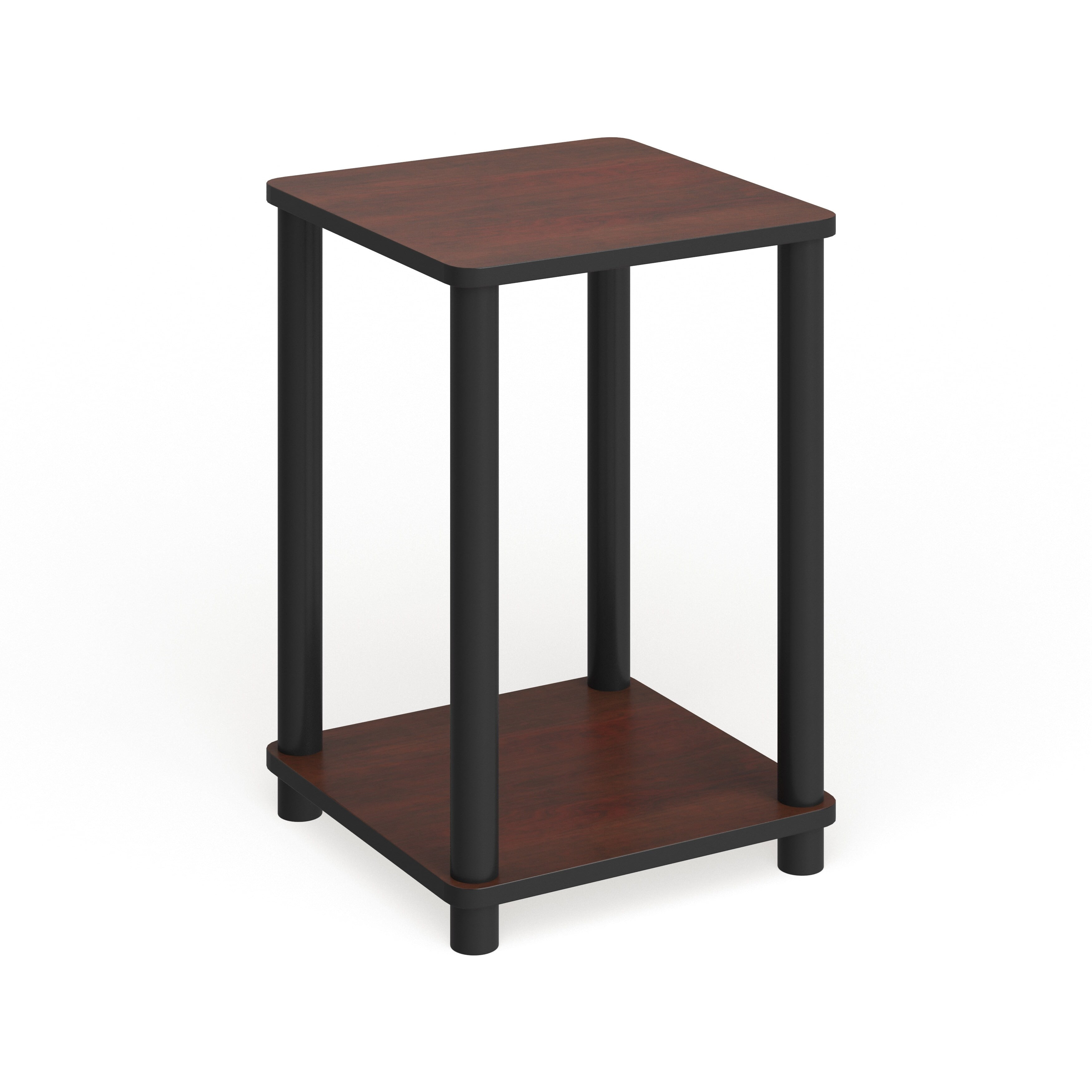 Porch & Den St. Marks End Table dark cherry/black 1 table Cherry Finish
