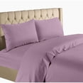 thumbnail image 1 of Porch & Den  Wollen Striped 1200 Thread Count Cotton Sheet Set Lilac Full, 1 of 4