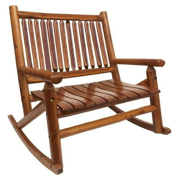 Porch Double Rocker, Stained