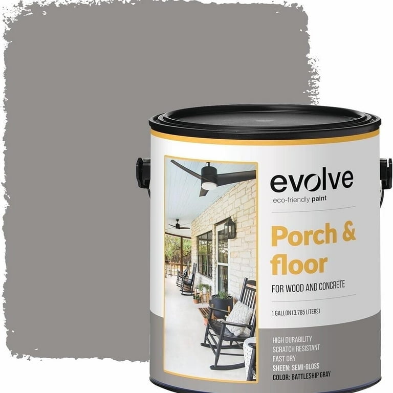 Evolve Porch Floor Paint, Fast-Drying Wood and Concrete Paint