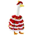 thumbnail image 1 of Porch Goose Christmas Outfit Statue Decoration Dress – Funny Yard Goose Statue Clothes for Outdoor Lawn Decor | Cute Set for 17-23 Inch Porch Goose - B, 1 of 1