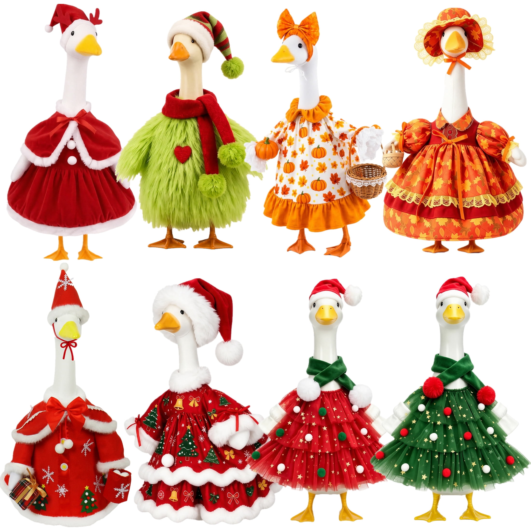 Porch Goose Clothes, Fall Porch Goose Outfit, Fall Thanksgiving Day ...