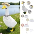 thumbnail image 1 of Porch Goose Clothes | Garden Goose Outfit | Decorative Lawn Accessory, Fabric Costume for 23 Inch Statue, Multicolor, Outdoor Patio Décor, 1 of 6