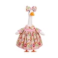 thumbnail image 1 of Porch Goose Fall Decorations Outfits,23 Inch Campus Style Goose Statue Dress Costume and Bow Headpiece,Thankgiving and Autumn Harvest Front Porch Display, 1 of 6