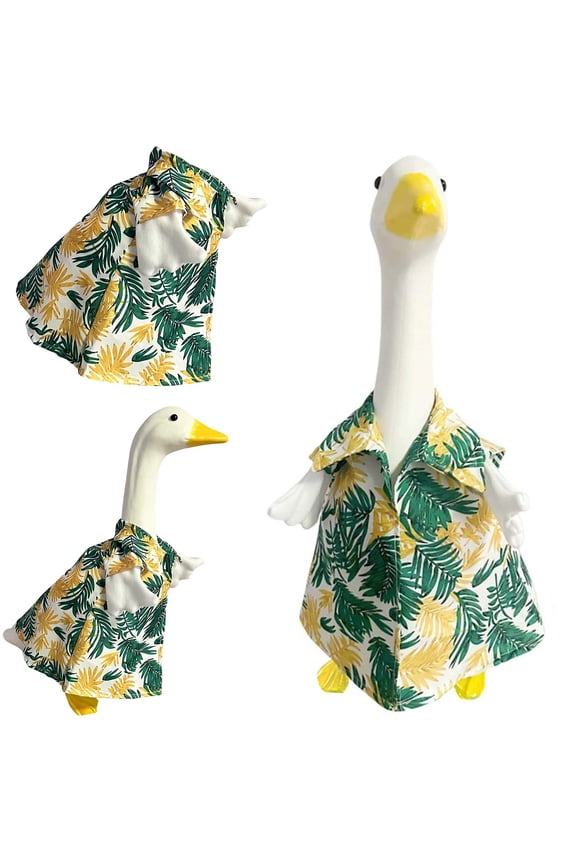 Porch Goose,Goose,Goose Outfits,Porch Goose Outfits,Porch Goose St Patricks Day Outfits,St Patricks Day Goose Outfit,Porch Goose Easter Outfits(Yellow Green Leaves 23in/58cm)from QiwagFerng