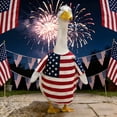 thumbnail image 1 of Porch Goose Outfit,23 Inch Lawn Goose Statue Costume,Summer Outdoor Courtyard Layout,Patio Scene,Exterior Ornament, 1 of 6