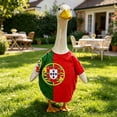 thumbnail image 1 of Porch Goose Outfit,23 Inch Lawn Goose Statue Costume,Summer Outdoor Courtyard Layout,Patio Scene,Exterior Ornament, 1 of 6
