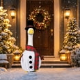 thumbnail image 1 of Porch Goose Outfit Christmas Style, Snowman Costume Kit, Festive Seasonal Outfit Accessories Suitable for 23 Inch Large Porch Goose Statue, 1 of 6