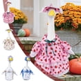 thumbnail image 1 of Porch Goose Outfits 2-Piece Country Style Set with Dress and Matching Bonnet Fits 19 and 23 Inch Statues for Seasonal Front Porch Decor 4 Styles Available, 1 of 7