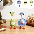 thumbnail image 1 of Porch Goose Outfits 2-Piece Handmade Crochet Costume Set Fits 7 Inch Statues for Themed Front Porch Decor 3 Styles Available, 1 of 7