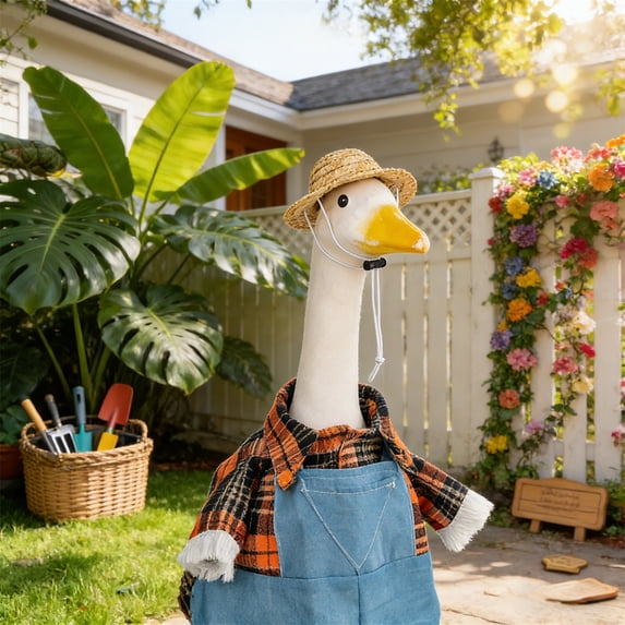 Porch Goose Outfits for 23-inch Plastic Porch Goose Scarecrow Outfit ...