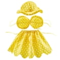 thumbnail image 1 of Porch Goose Outfits Summer Bikini Goose Outfit Hawaiian Lawn Statue Costume Polyester Clothes Accessories with Hat, 1 of 7