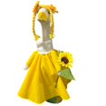 thumbnail image 1 of Porch Goose Outfits, Summer Fall Sunflower Porch Goose Outfits Clothes for Porch Goose Statue Fit 23" Geese Lawn Yard Garden Party Decorate, 1 of 8