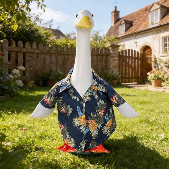 Porch Goose Spring Outfit, Spring Goose Outfits for Porch Goose, Porch Goose Outfits Funny for 23 In Outdoor Garden Yard Patio Statue