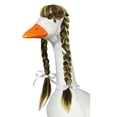 thumbnail image 1 of Porch Goose Wig for 23 Inch Goose Statue, Funny Goose Hairpiece Decoration, Removable Goose Accessories with Elastic Fit, Outdoor Garden Yard Patio Lawn Goose Decor, 1 of 6