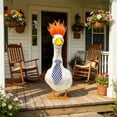 thumbnail image 1 of Porch Goose Wig Set Decorative Costume With Bow Tie Funny Accessories Reusable Decor, Secure Fit Lightweight Breathable Design, For Garden Display for Porch Goose, 1 of 6