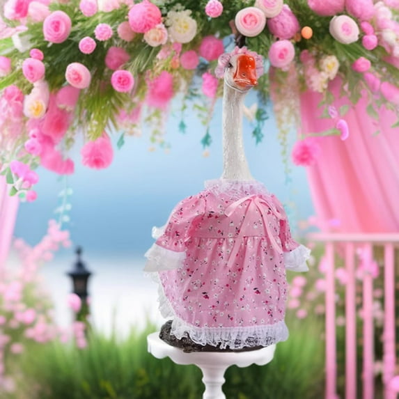 Porch Goose With Outfit Large 23 Inch Decorative Garden Sculpture Seasonal Holiday For Home And Yard Sculptures & Statues