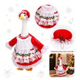 thumbnail image 1 of Porch Goose christmas Outfits,Festive 19 Inch Lawn Goose Costume, Christmas Maid Clothing Set for Front Porch Patio Yard Garden Holiday Display, 1 of 7