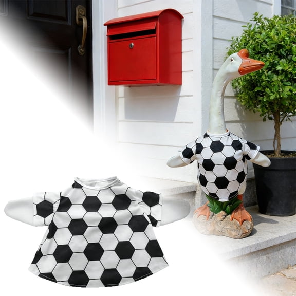 Porch Goose for Outdoor Garden and Party Theme Display by 23 Inch Goose Statue to Enhance Curb Appeal and Whimsical Ambience