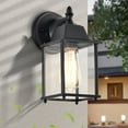 thumbnail image 1 of Porch Lights Outdoor Wall Lantern Black Outdoor Light Fixture Decor Aluminum Anti-Rust Exterior Waterproof Outdoor House Lights for Patio Garage Front Door Entryway, 1 of 9