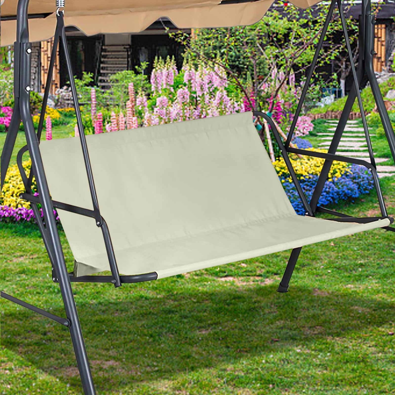 Porch Patio Swing Seat Cover, 600D Thicken Oxford Waterproof Fabric