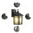 thumbnail image 1 of Porch Sconce Outdoor Wall Mounted Lamp Light Fixture Dusk to Dawn, 1 of 12