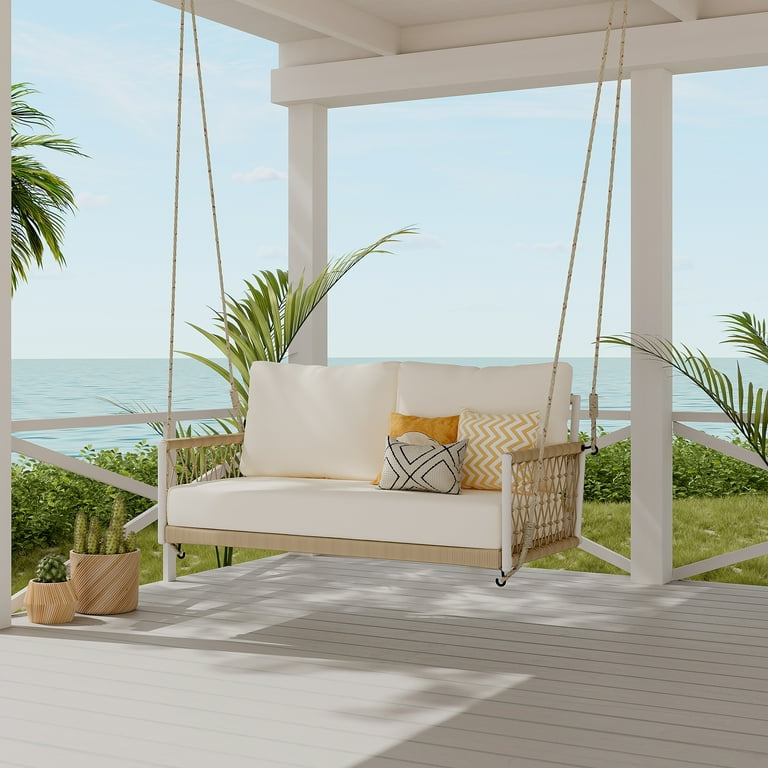 Hanging bench outdoor discount