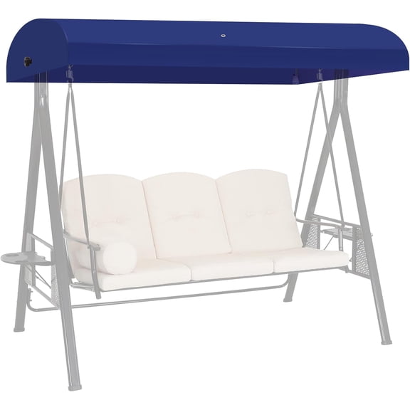 Porch Swing Canopy Replacement Top, Swing Chair Canopy Replacement for GT Porch Swing Model GCS00229C (Blue)