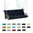 thumbnail image 1 of Porch Swing Cushion 60in, Waterproof Bench Cushion for Outdoor Furniture, 2-3 Seater Replacement Glider Cushion with Ties for Backyard and Garden, 1 of 7